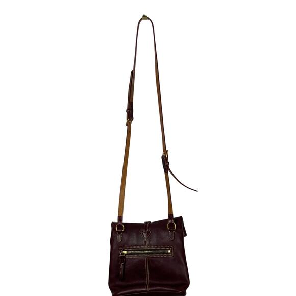 Dooney & Bourke Florentine Bordeaux Medium Toggle Crossbody Bag - Picture 2 of 12